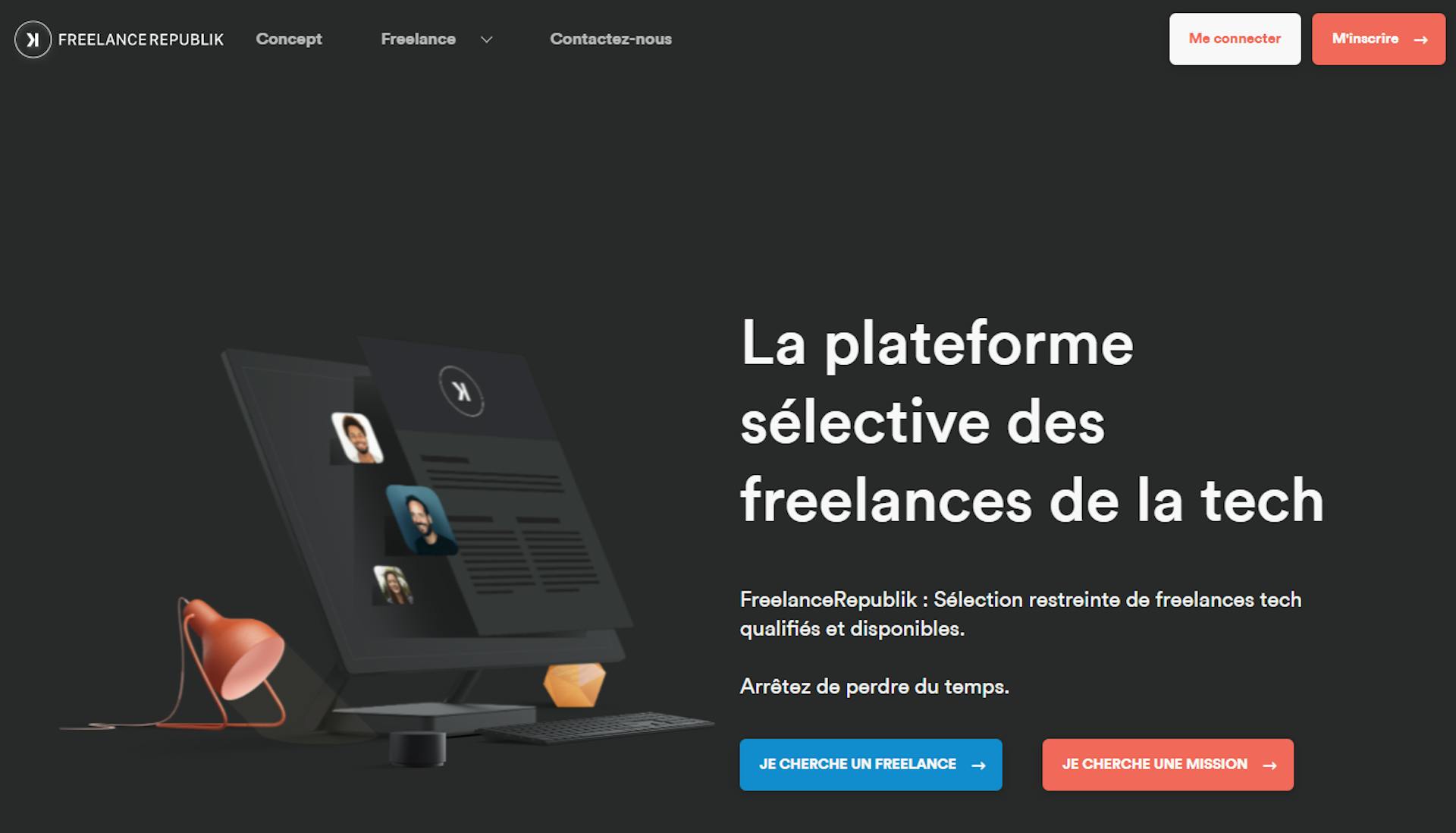 
Un aperçu de la plateforme FreelanceRepublik
