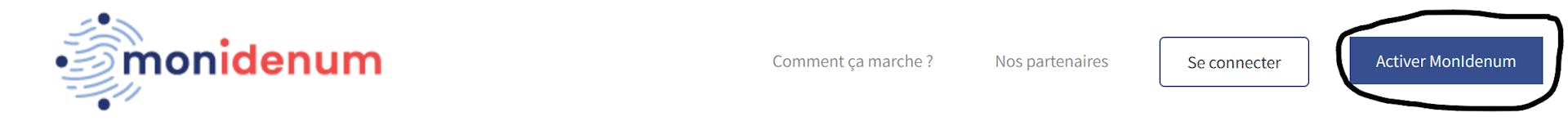 Activer son identité numérique sur monidenum