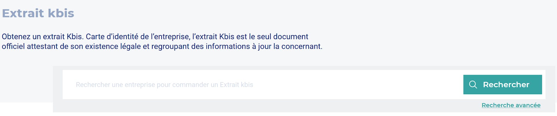 Commander son extrait kbis sur Infogreffe