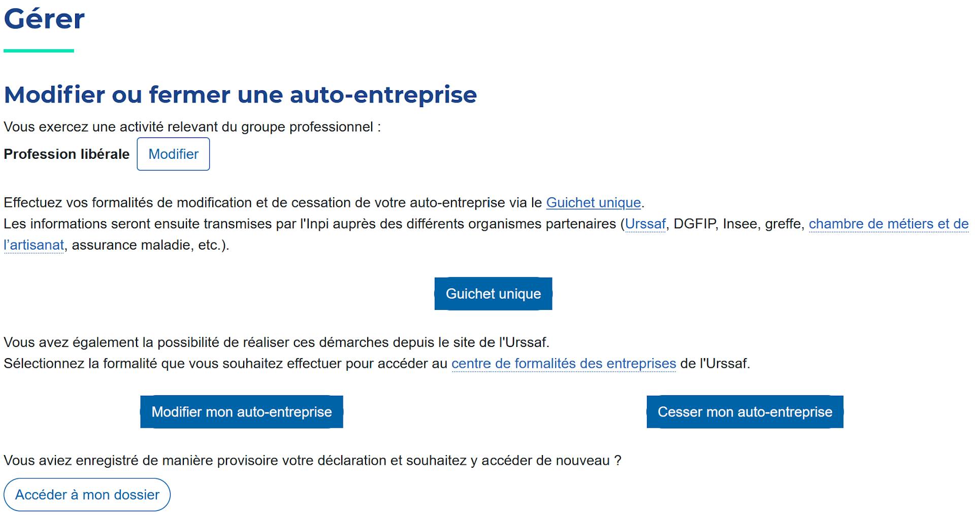 Déclarer son changement d'adresse auprès de l'Urssaf, lorsqu'on est auto-entrepreneur en activité libérale