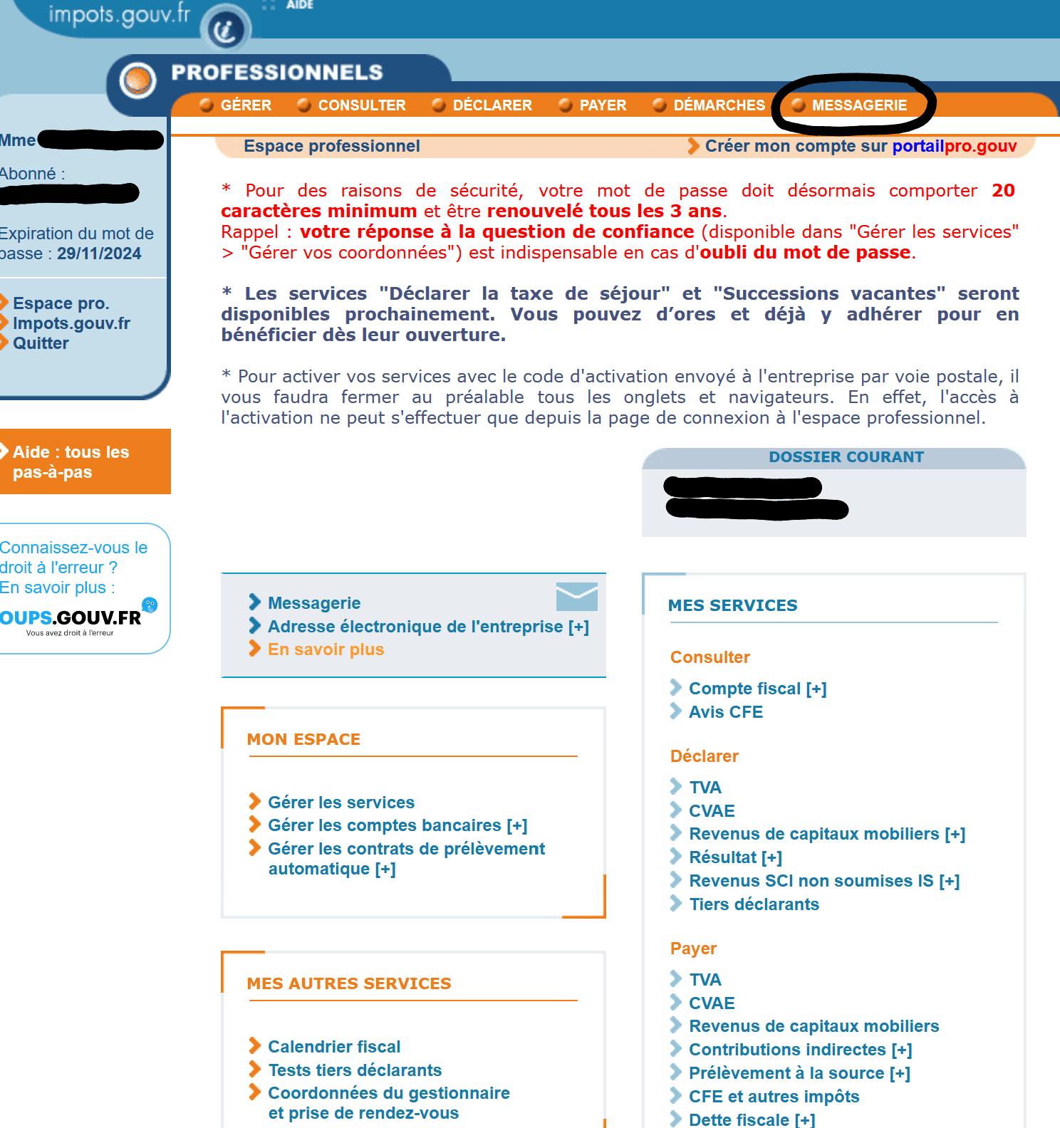 Consulter sa messagerie en ligne sur son espace professionnel quand on est auto-entrepreneur