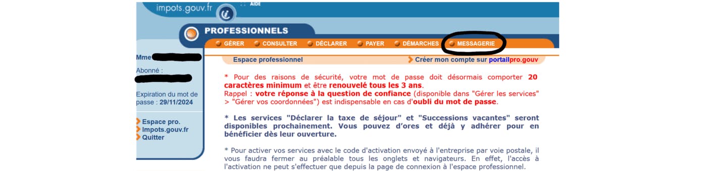 Accéder à sa messagerie depuis son espace professionnel quand on est micro-entrepreneur