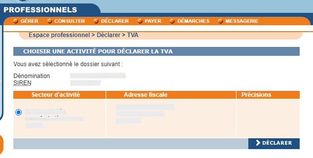 Déclarer TVA micro-entreprise impot.gouv