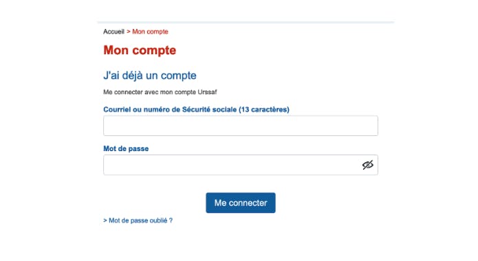 Obtenir attestation de paiement CPF sur le site de l'Urssaf