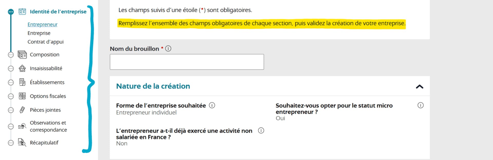 Immatriculer sa micro-entreprise sur le site de l'INPI