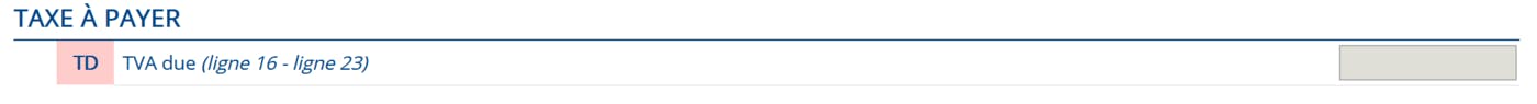 Déclarer TVA en ligne sur son espace professionnel (case à remplir)