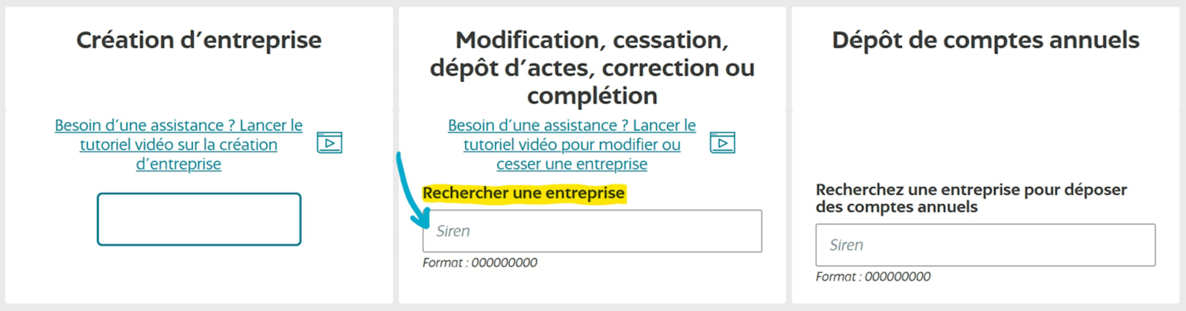 Formalité de cessation d'activité d'auto-entrepreneur sur le guichet unique de l'INPI