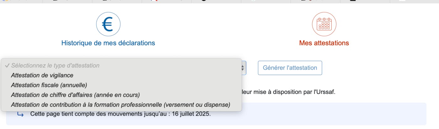 Guide pour télécharger des attestations d'auto-entrepreneur