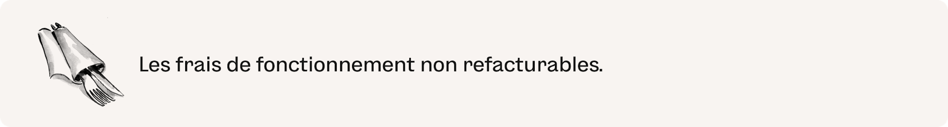 Frais de fonctionnement non refacturables en portage salarial