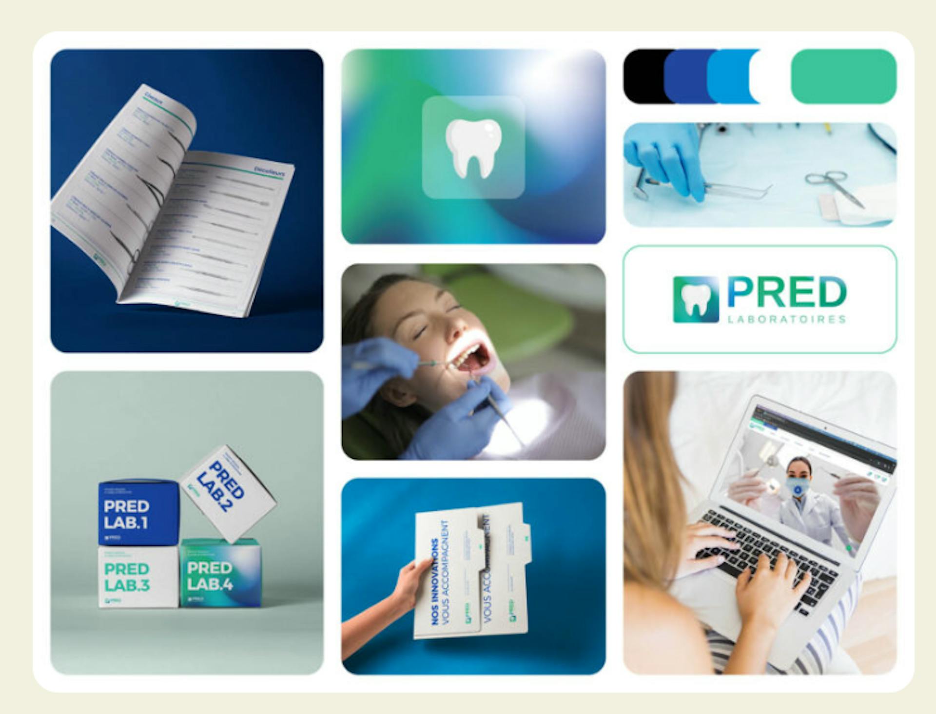 Projet exemple refonte identité visuelle graphique freelance