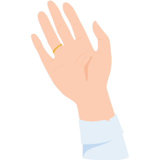 Waving hand