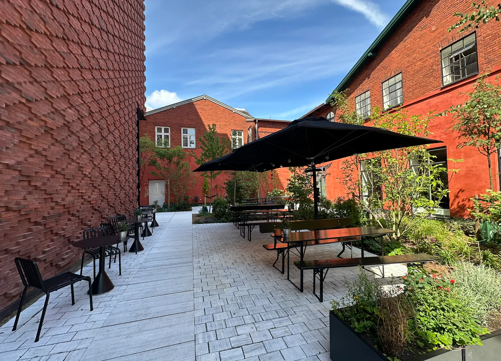 Outdoor area of Nordhus cultural house