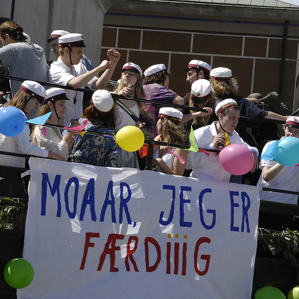 Iconic graduation ceremony truck