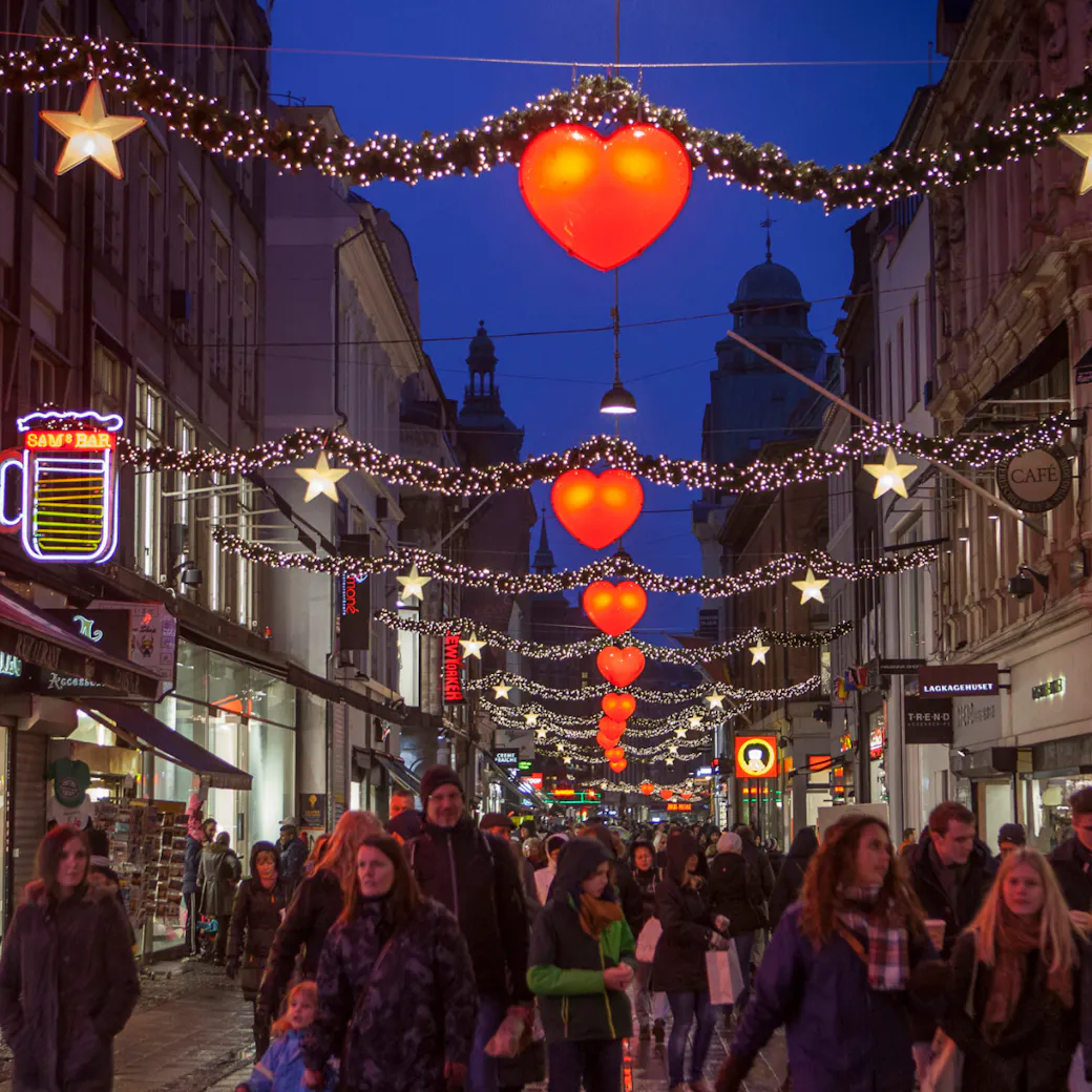 Christmas lights in Copenhagen