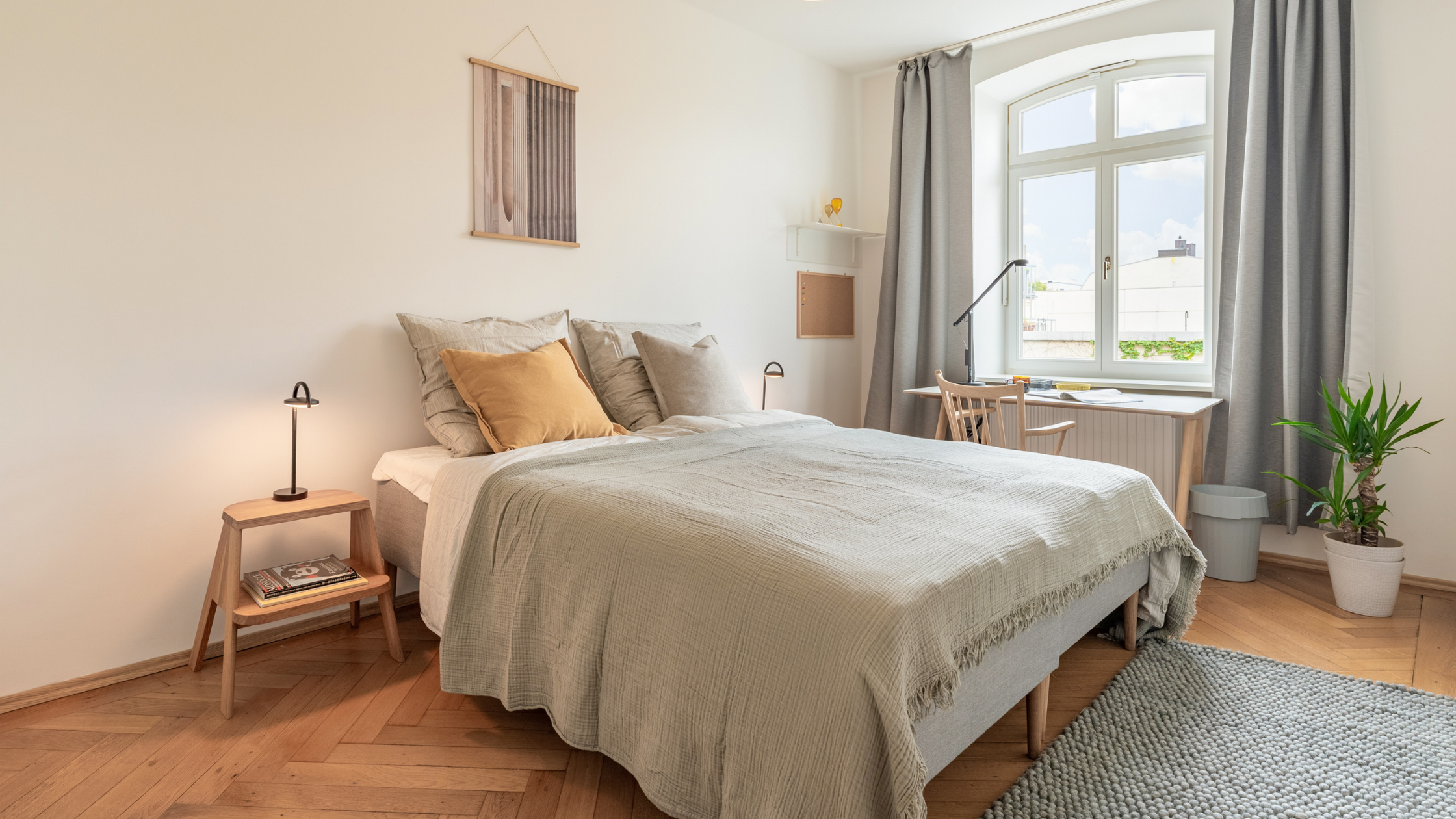 Bedroom in a shared LifeX apartment