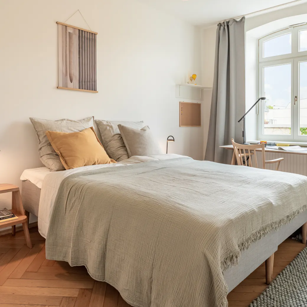 Bedroom in a shared LifeX apartment