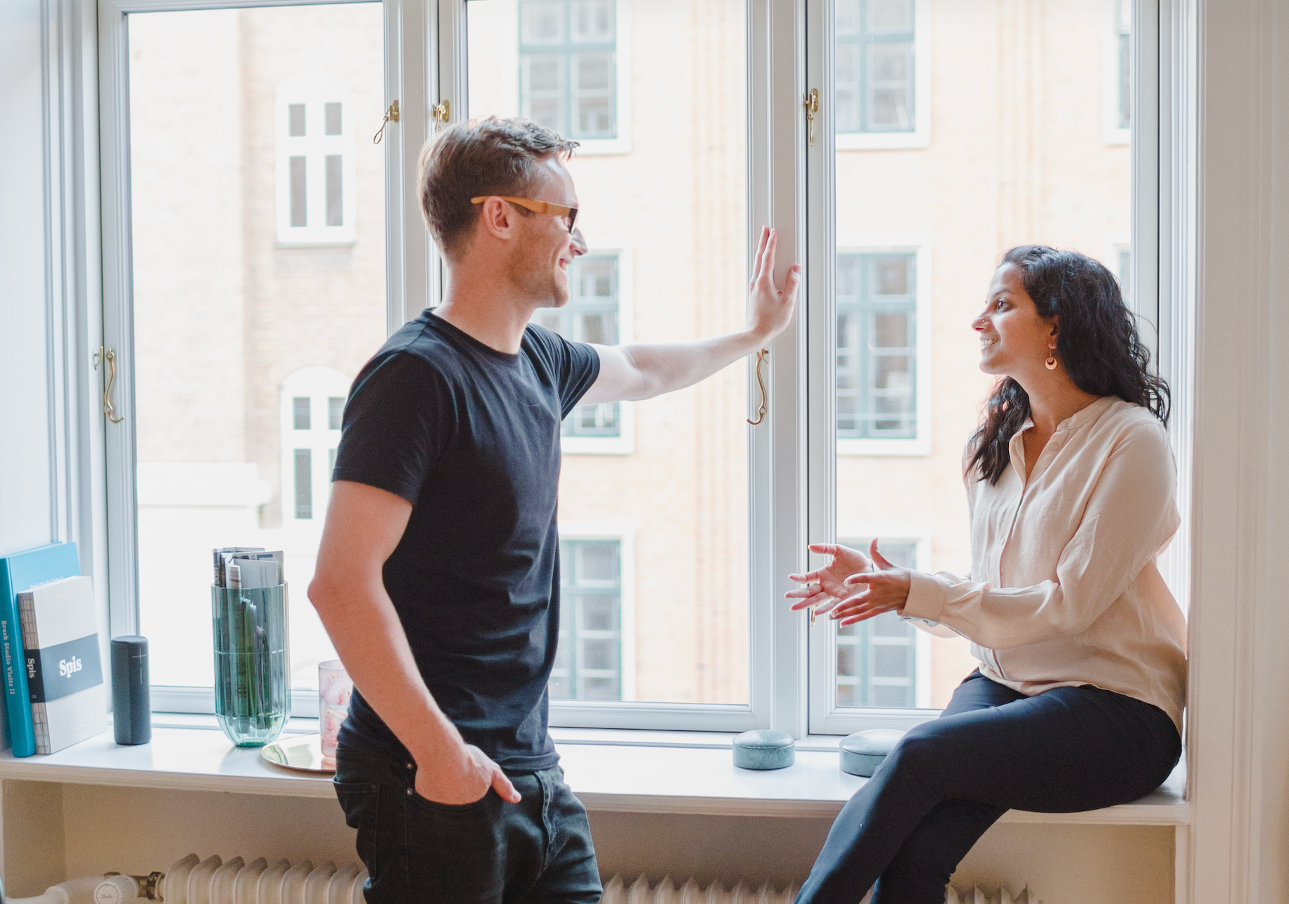 LifeX founders Ritu and Sune