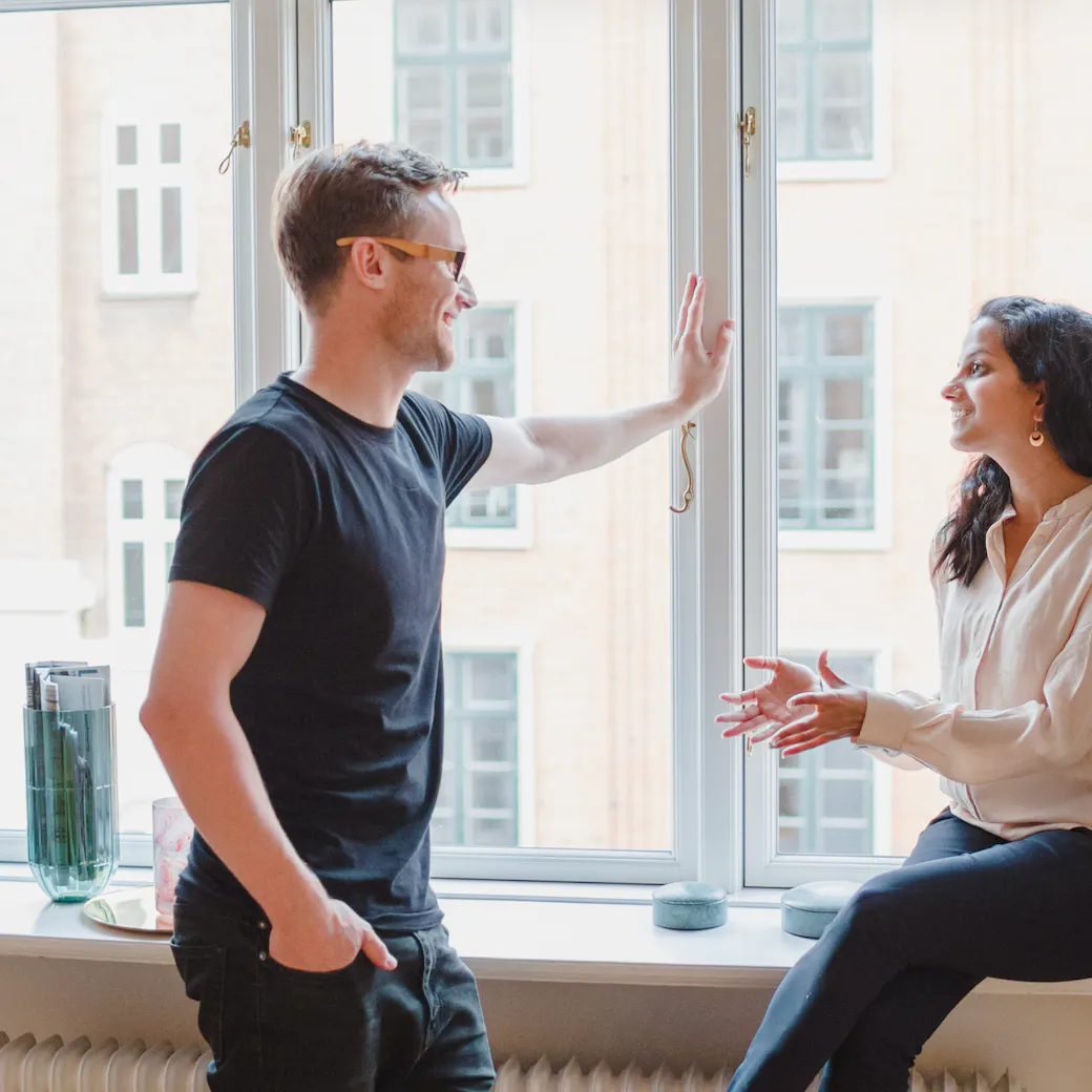 LifeX founders Ritu and Sune