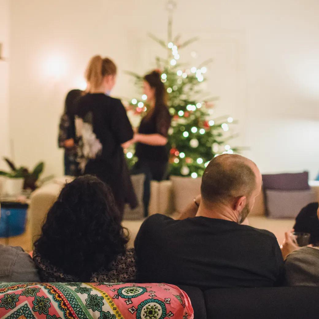 Christmas celebrations in a LifeX coliving apartment