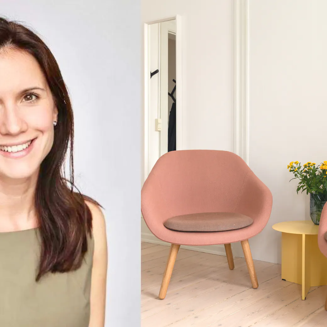 LifeX member Ivana and a living space in a LifeX coliving apartment