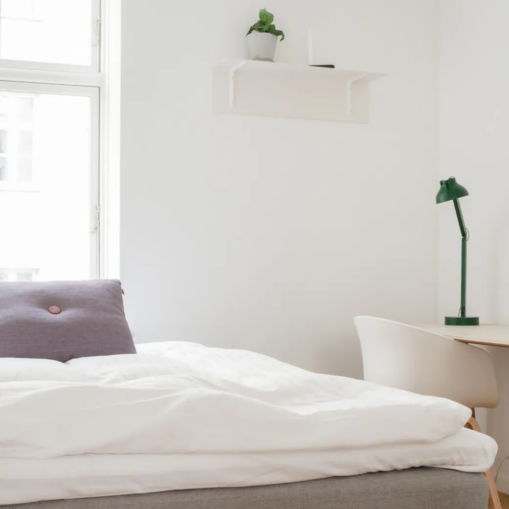 Bedroom of a LifeX coliving apartment