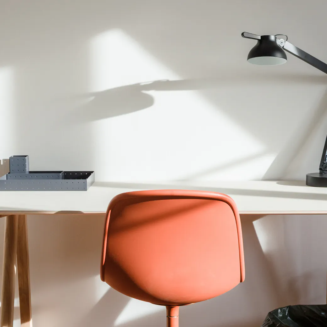 Desk in the bedroom of a LifeX apartment