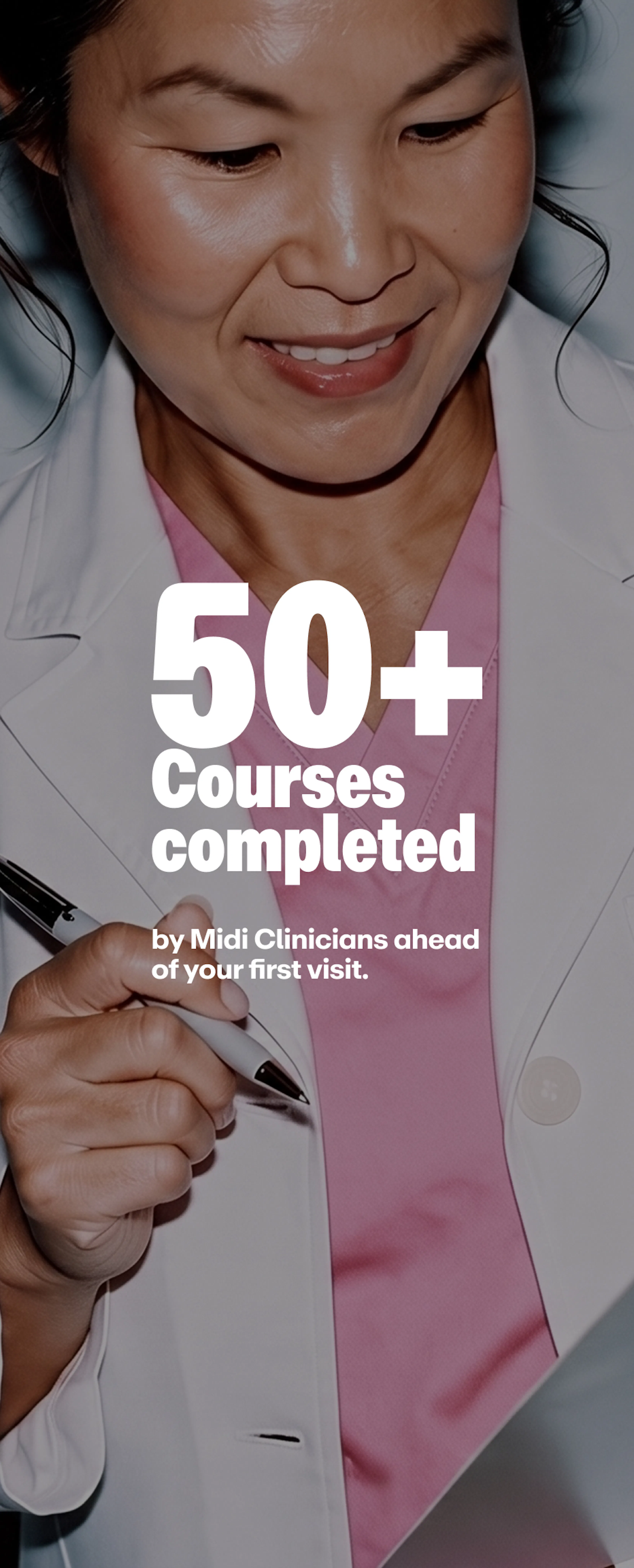 courses completed, clinicians, clip board, writing