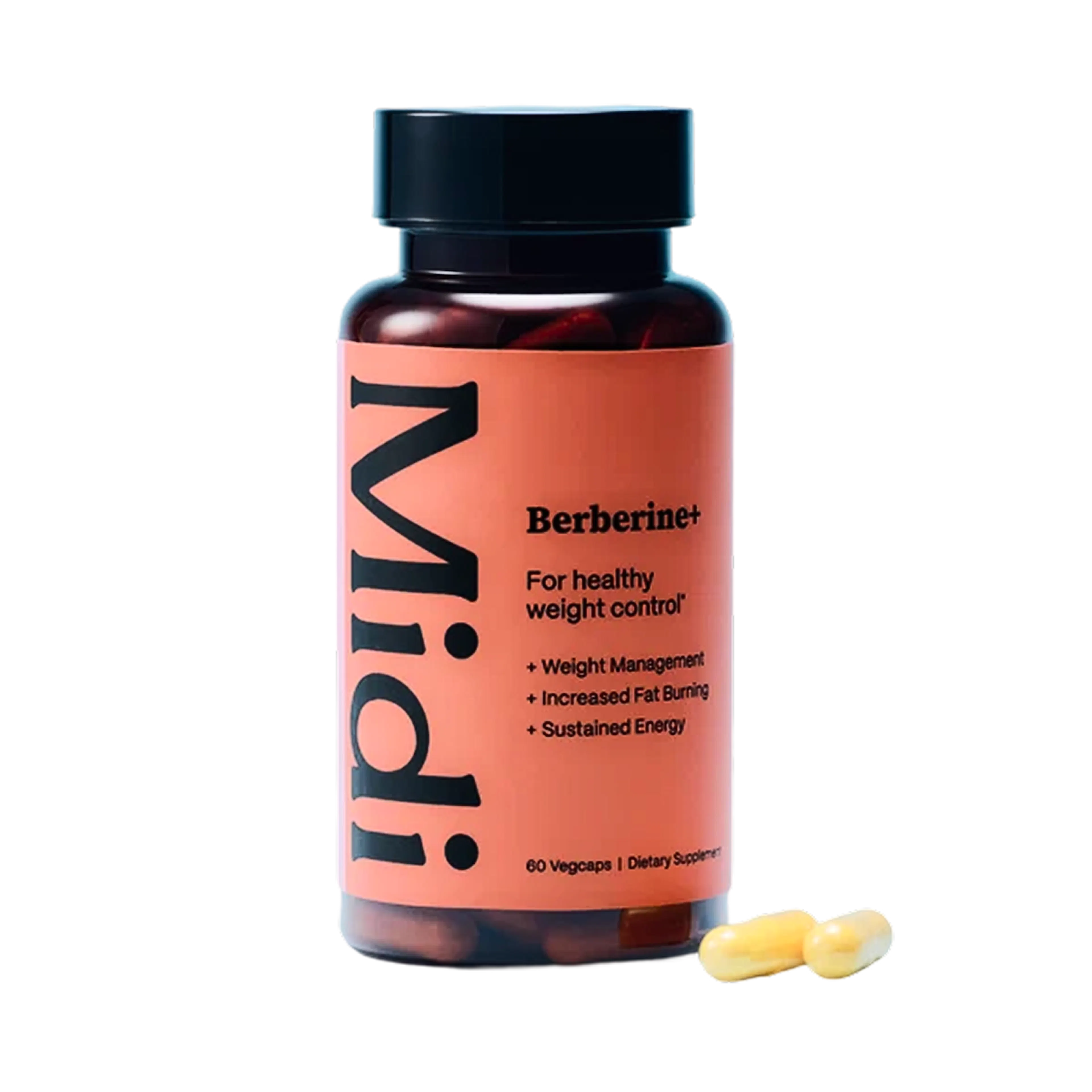 Bottle of Berberine+ supplement.