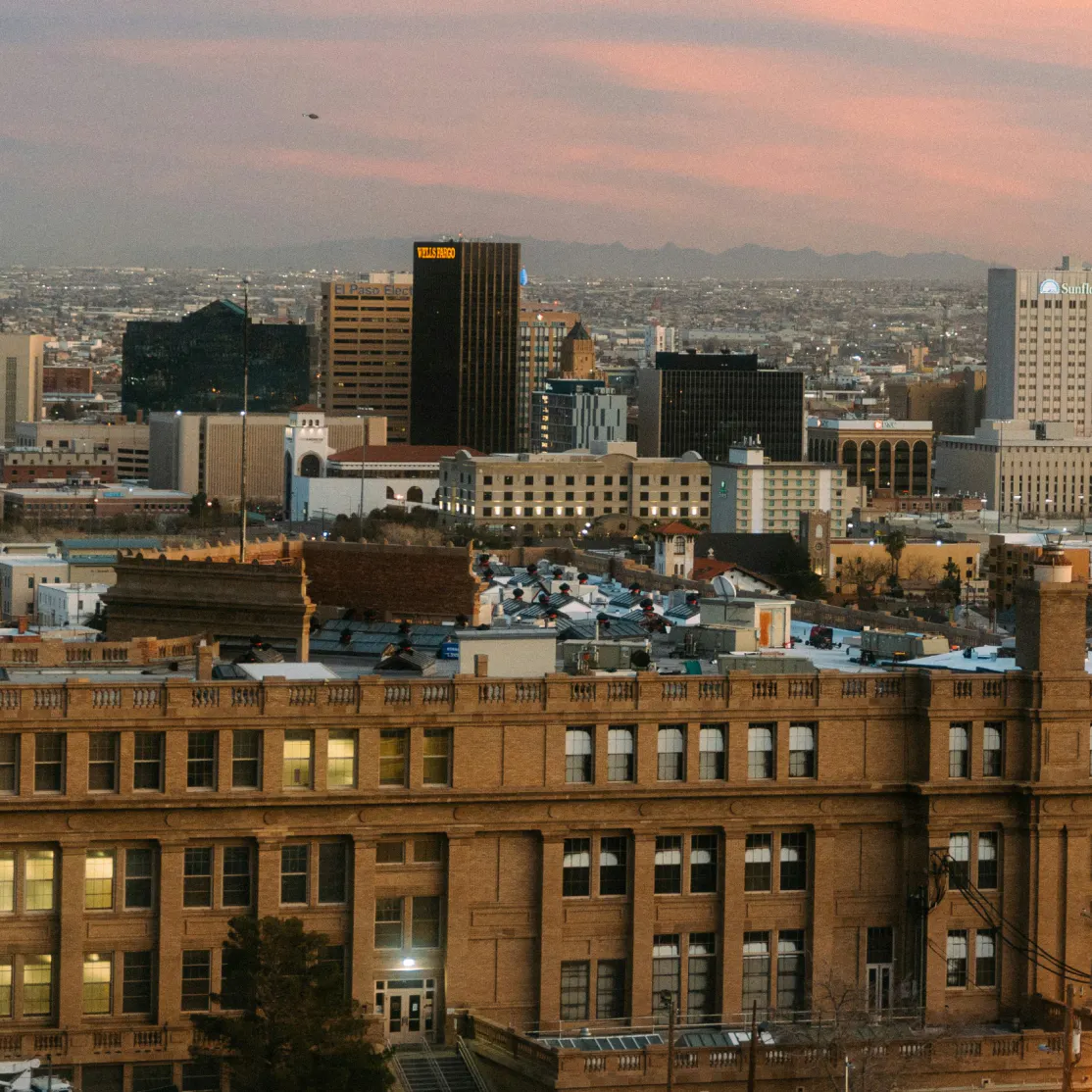 The El Paso skyline.