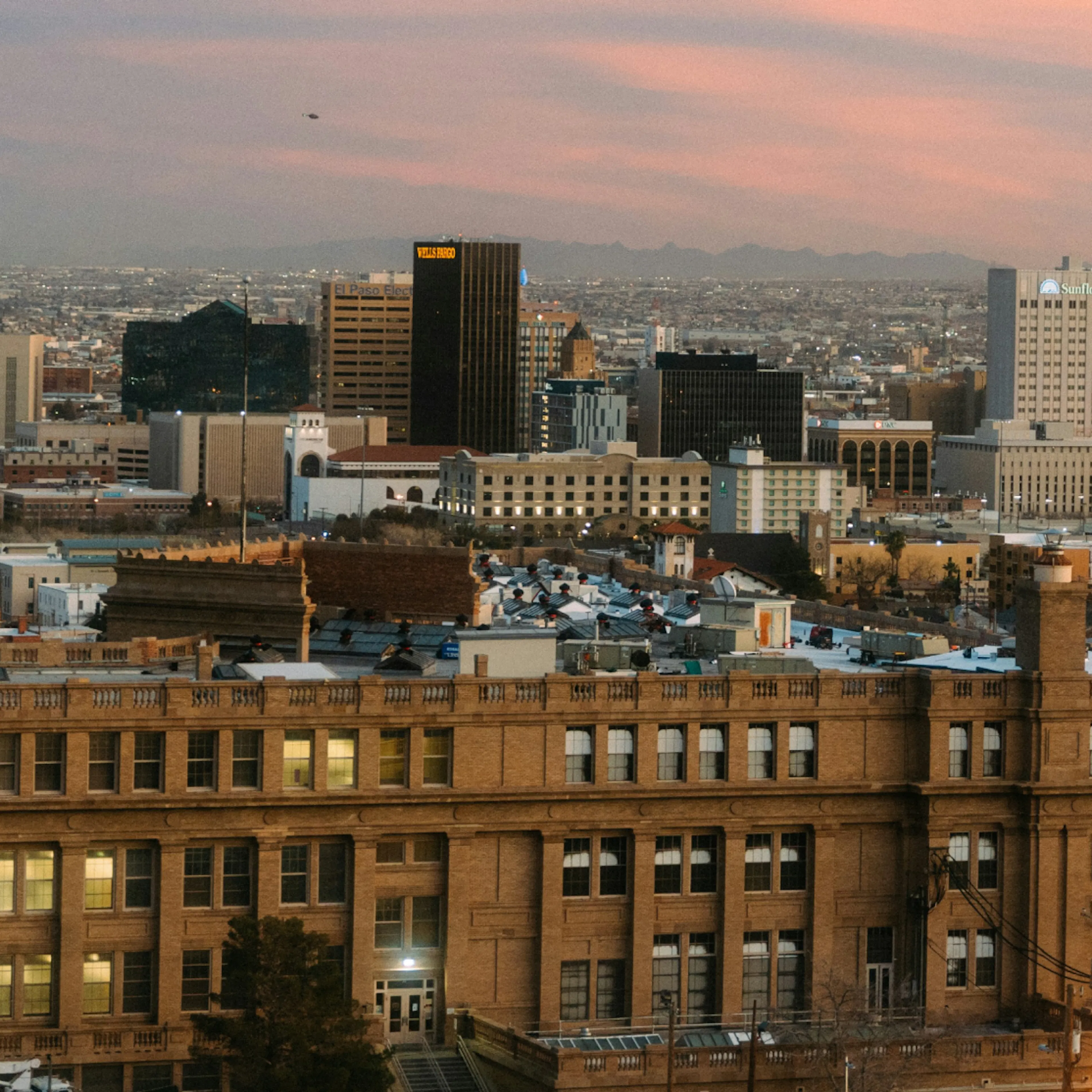 The El Paso skyline.