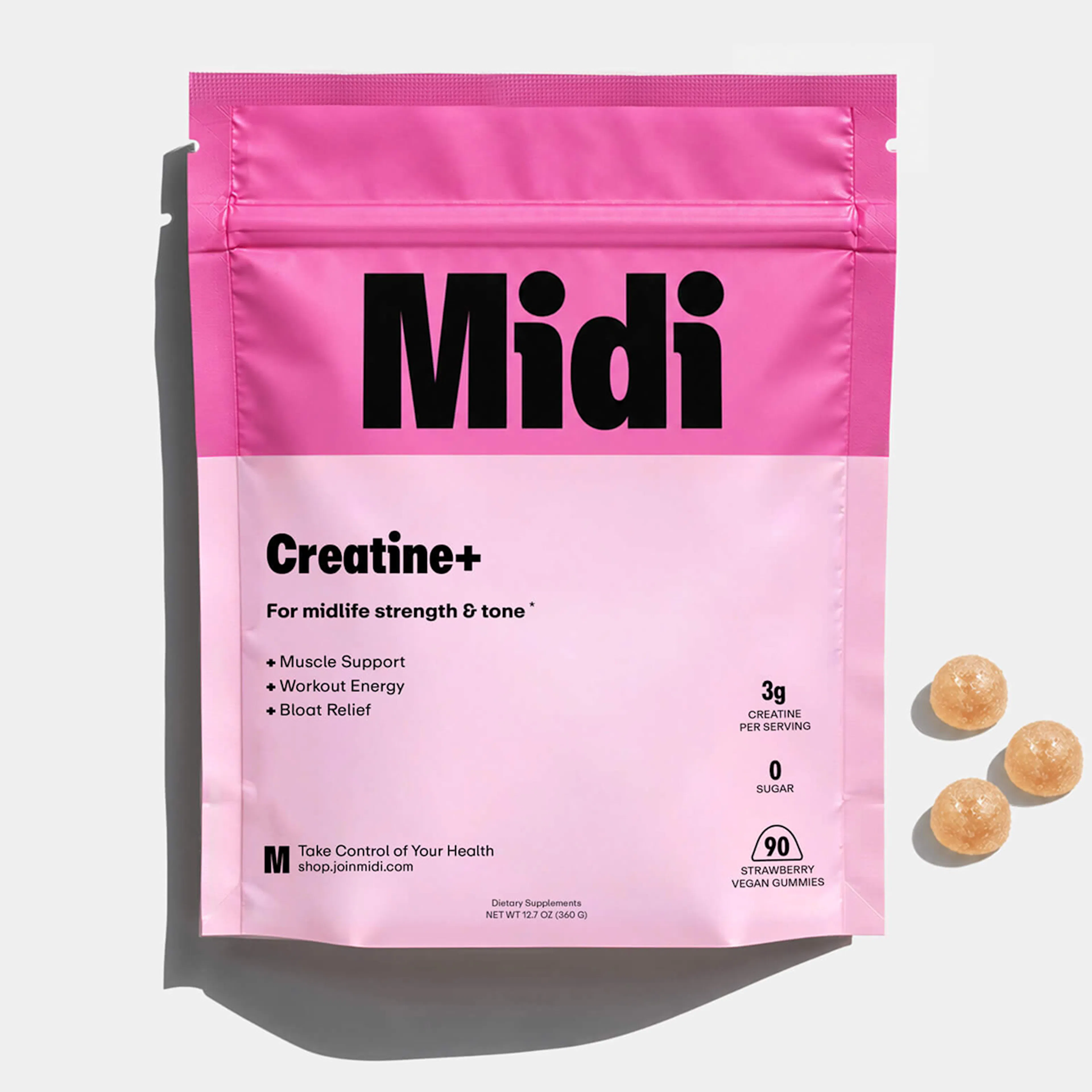 bag of creatine+ gummies