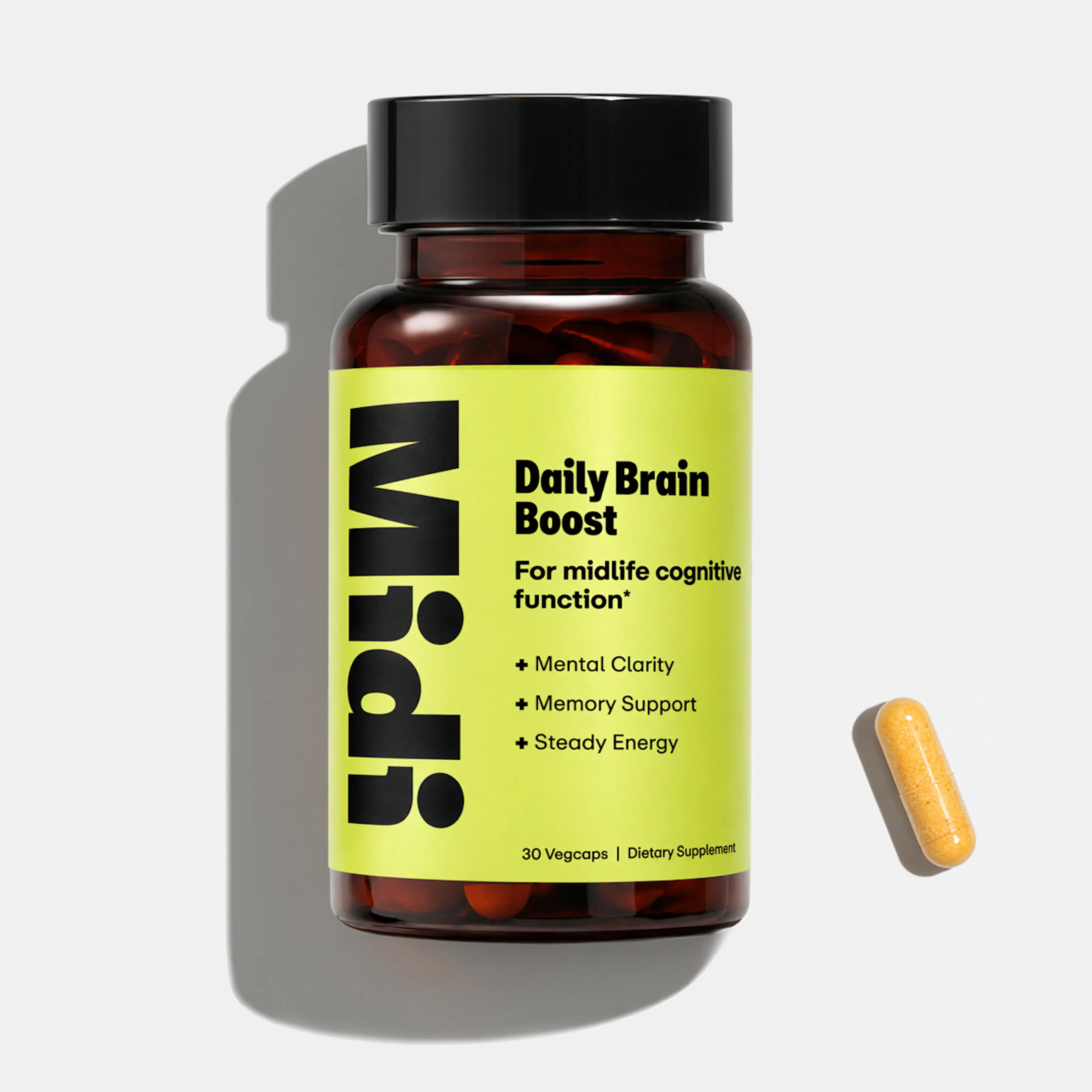 bottle of daily brain boos