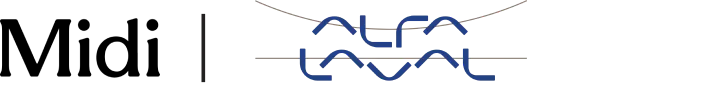 Midi and Alfa Laval logos