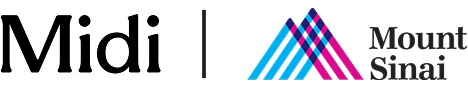 Midi and Mount Sinai logos