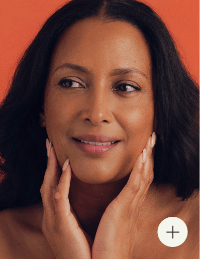 Portrait of woman smiling softly