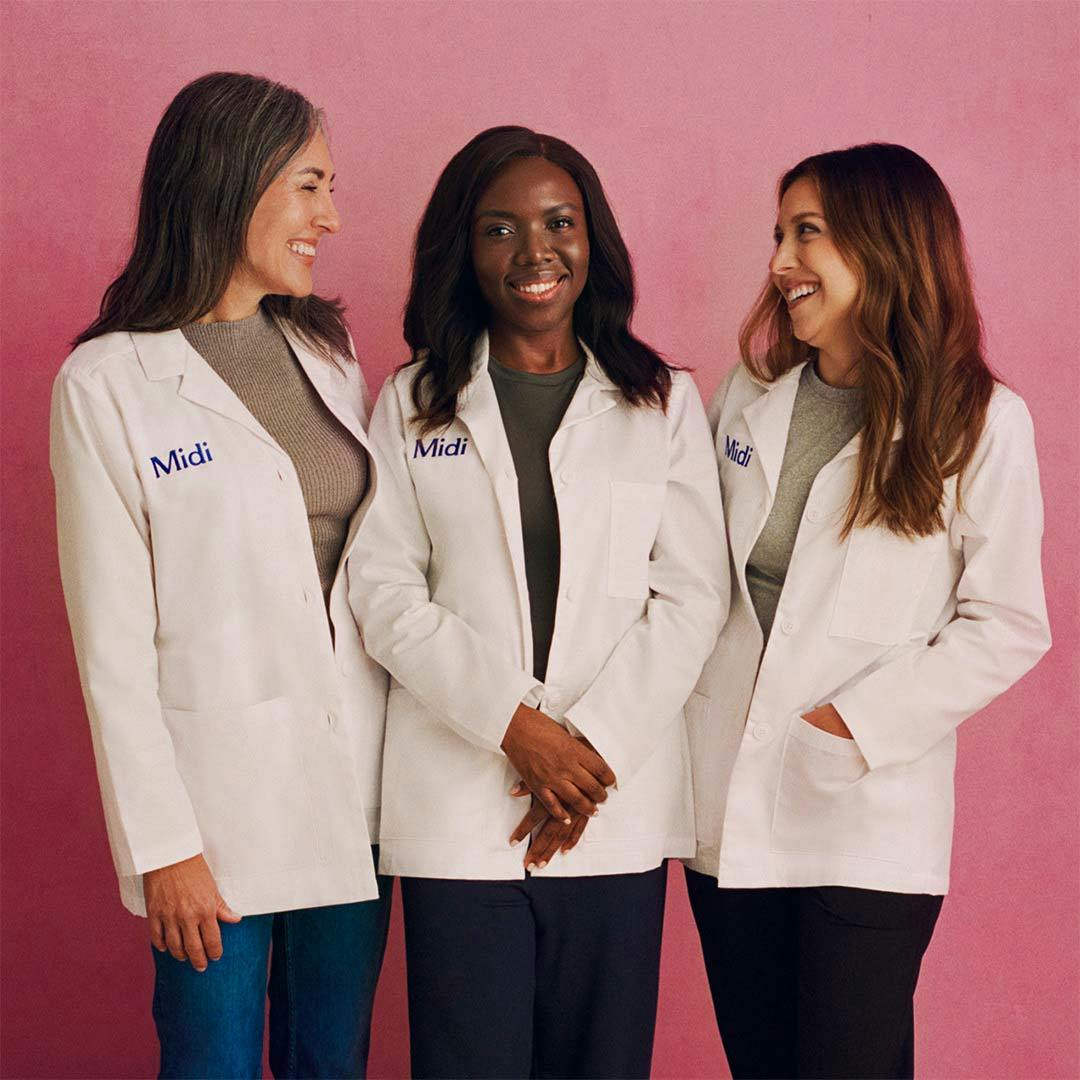 Three Midi clinicians standing next to each other smiling