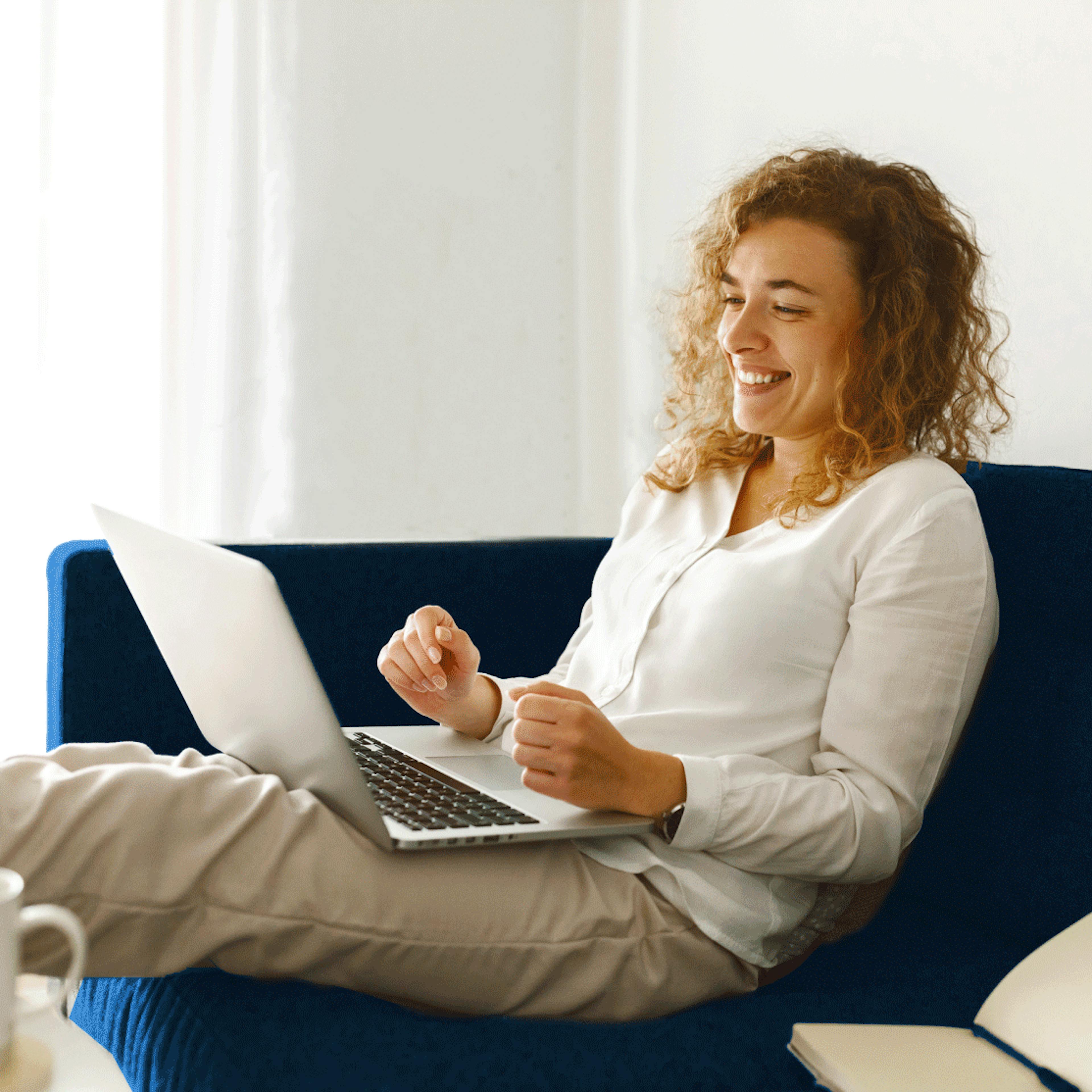 woman on laptop