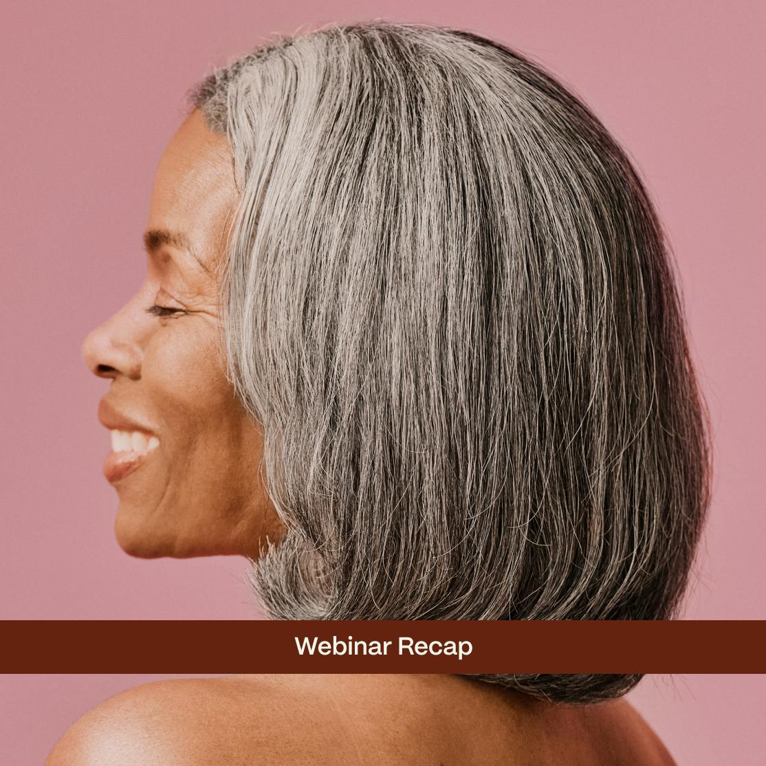 woman smiling on profile