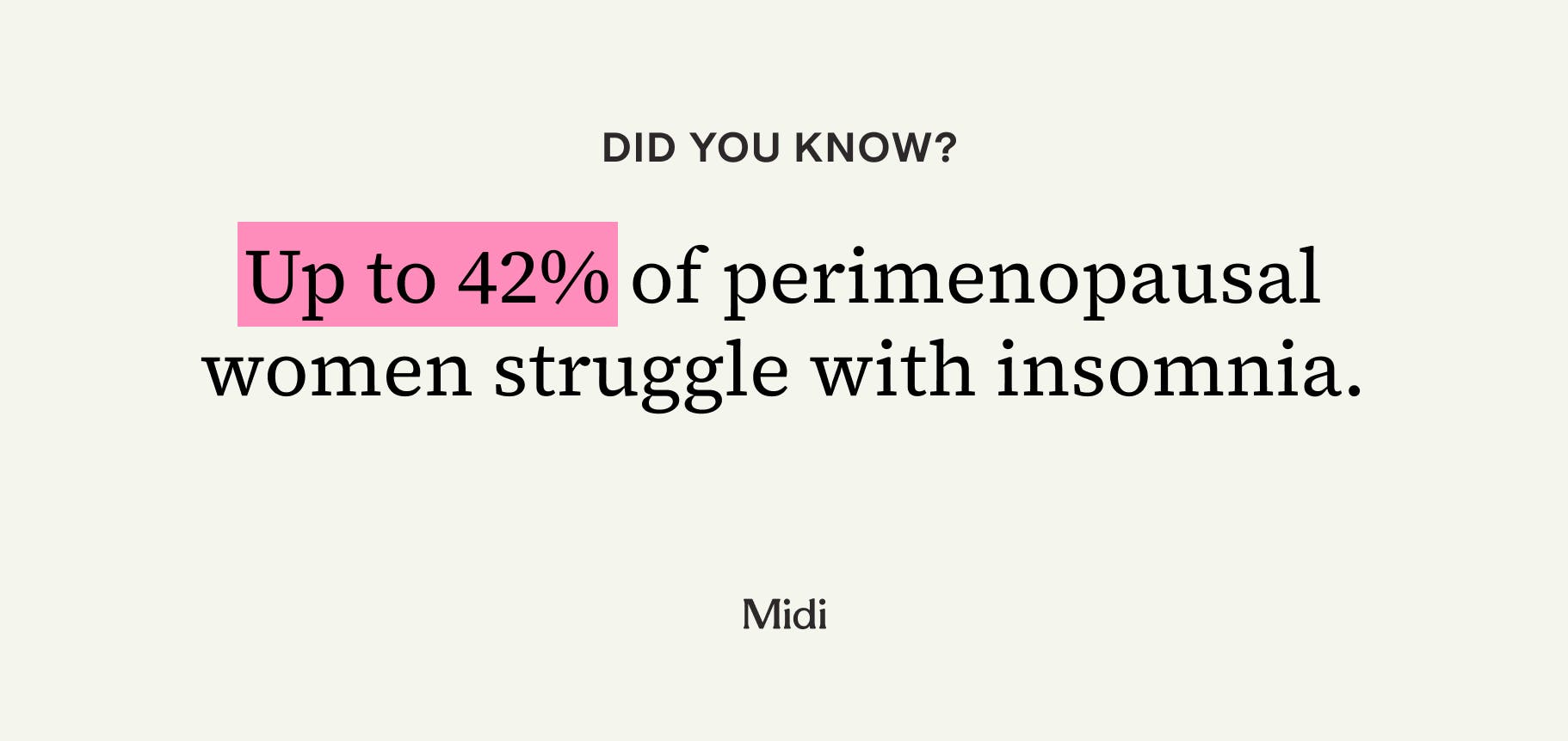stat on menopause insomnia prevalance