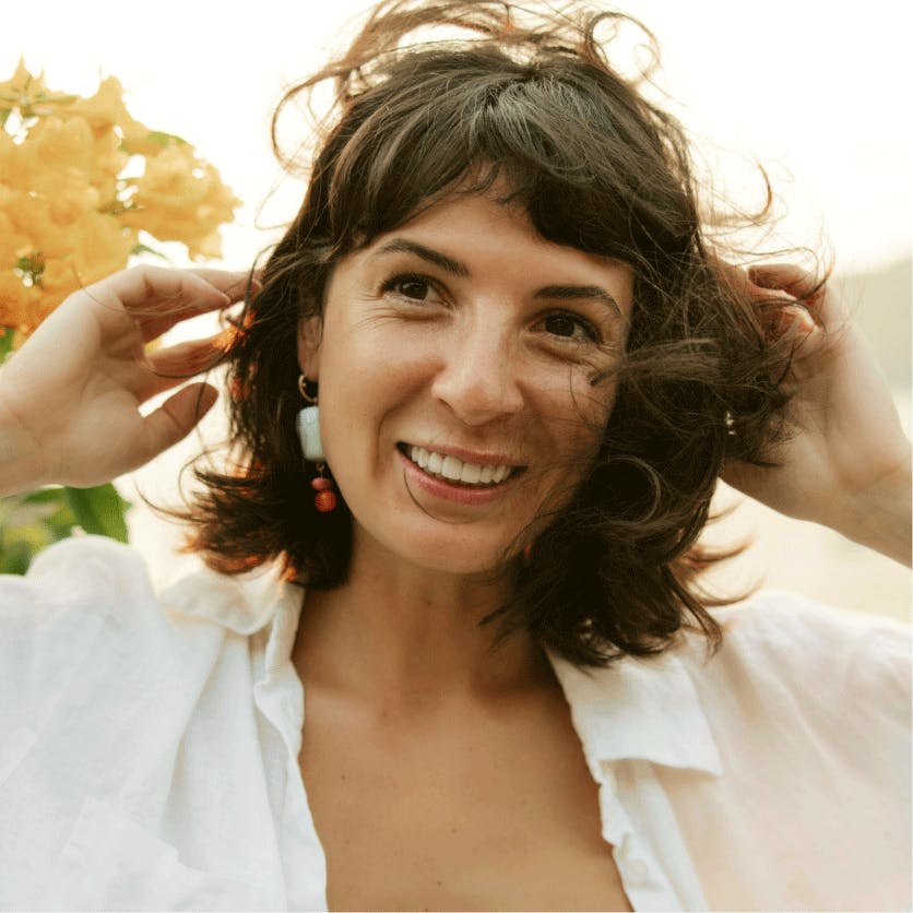 woman in perimenopause smiling