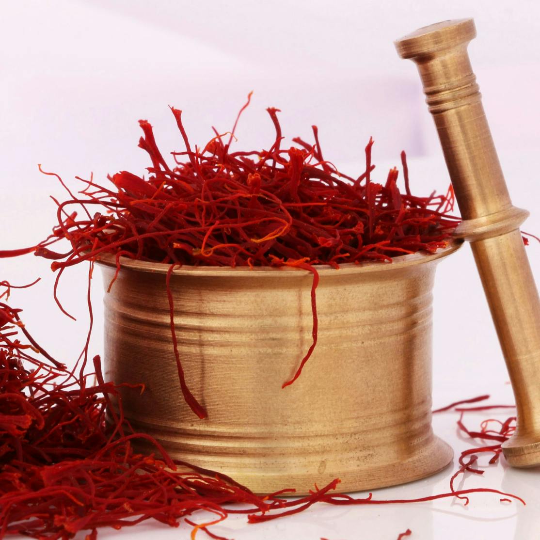 image of a jar with saffron