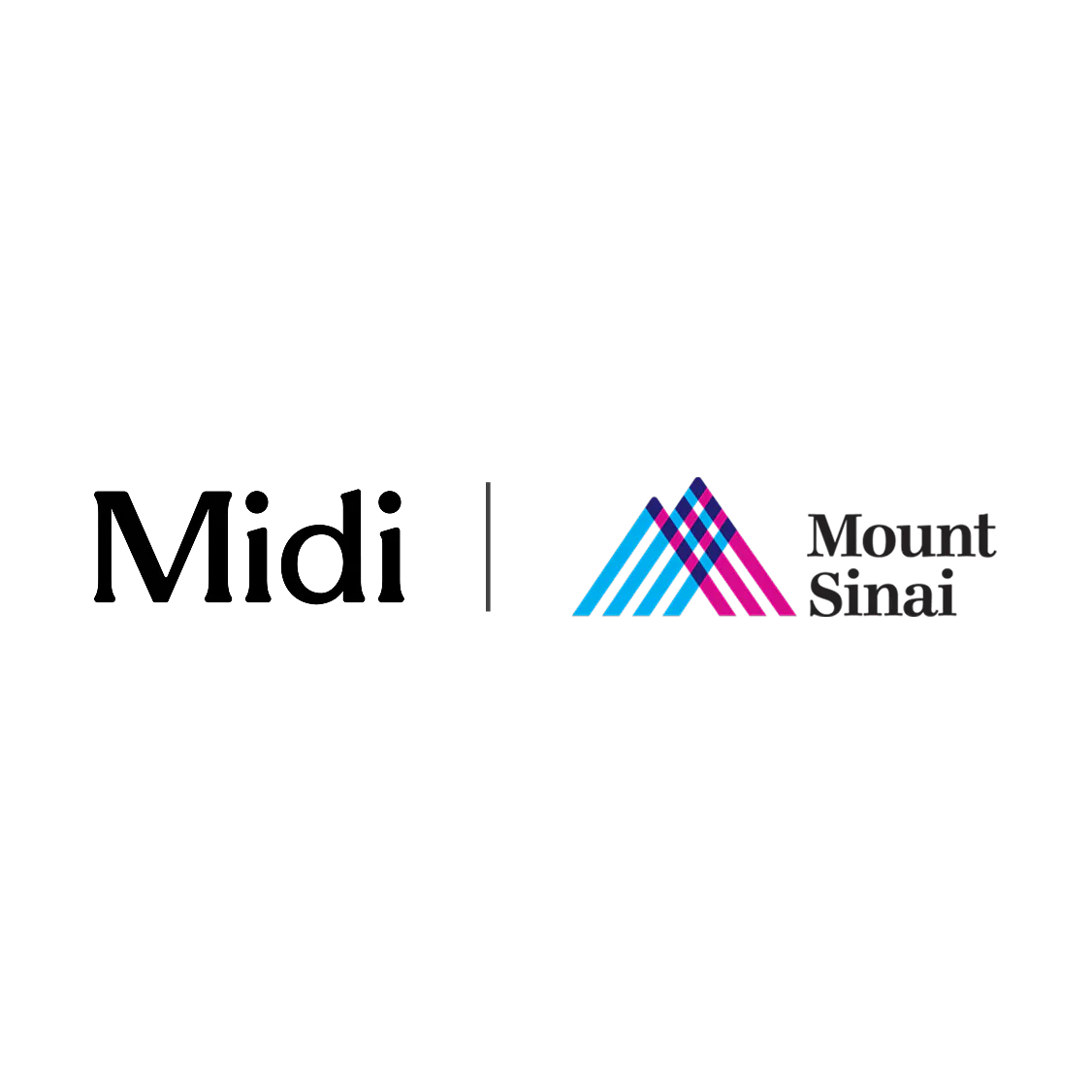 images of Midi and Mt Sinai logo