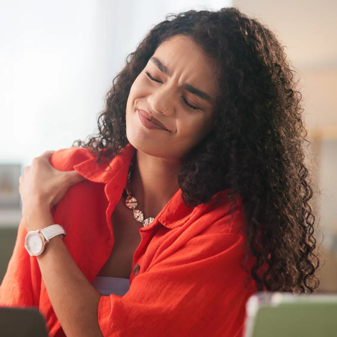 perimenopausal woman experiencing joint pain