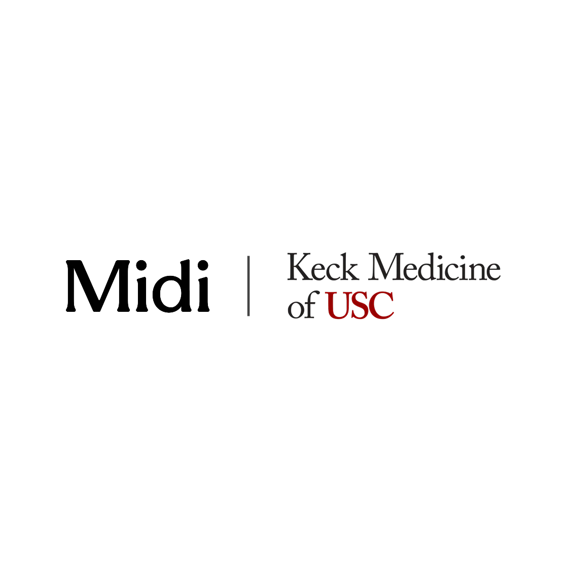 image of Midi and USC Keck logos