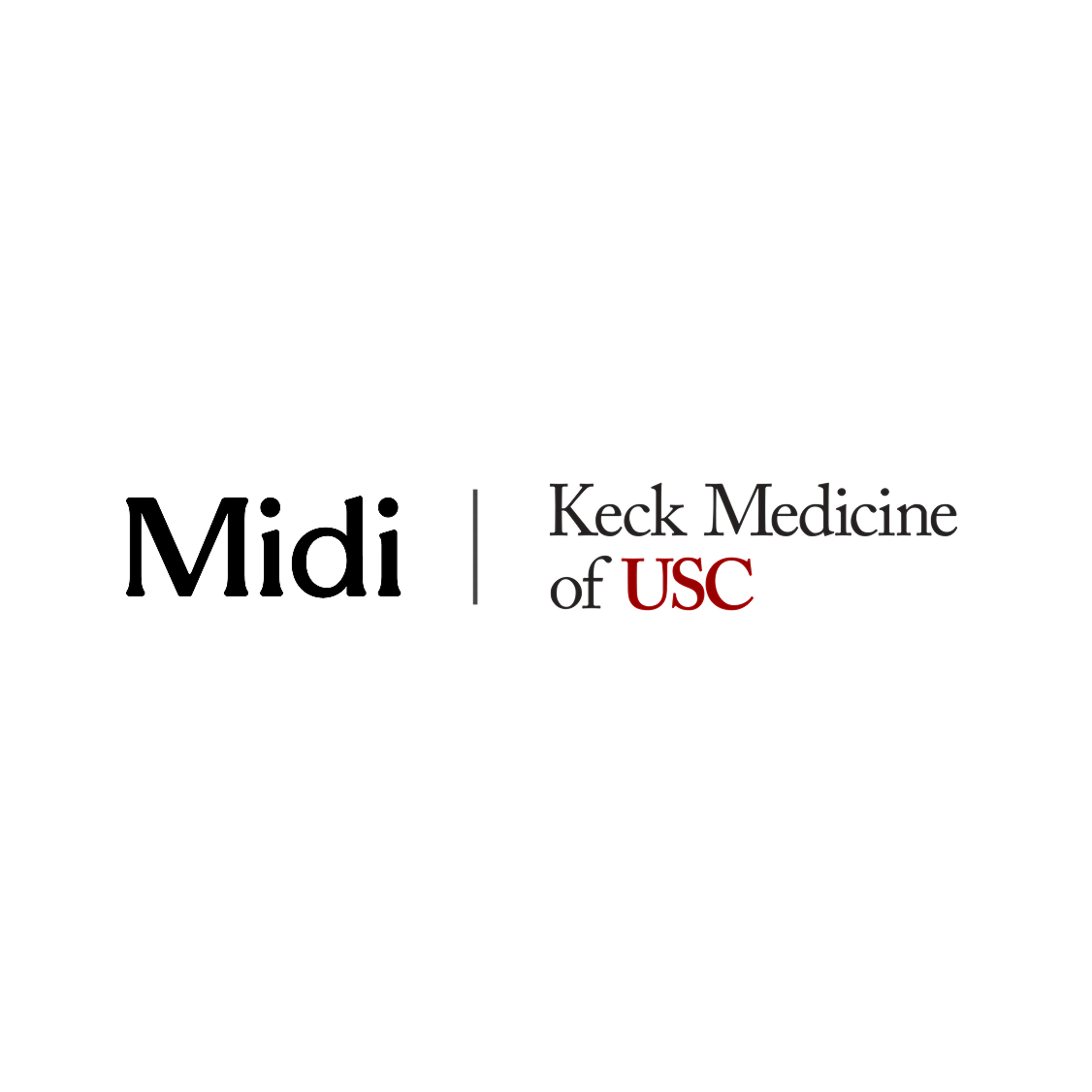 image of Midi and USC Keck logos