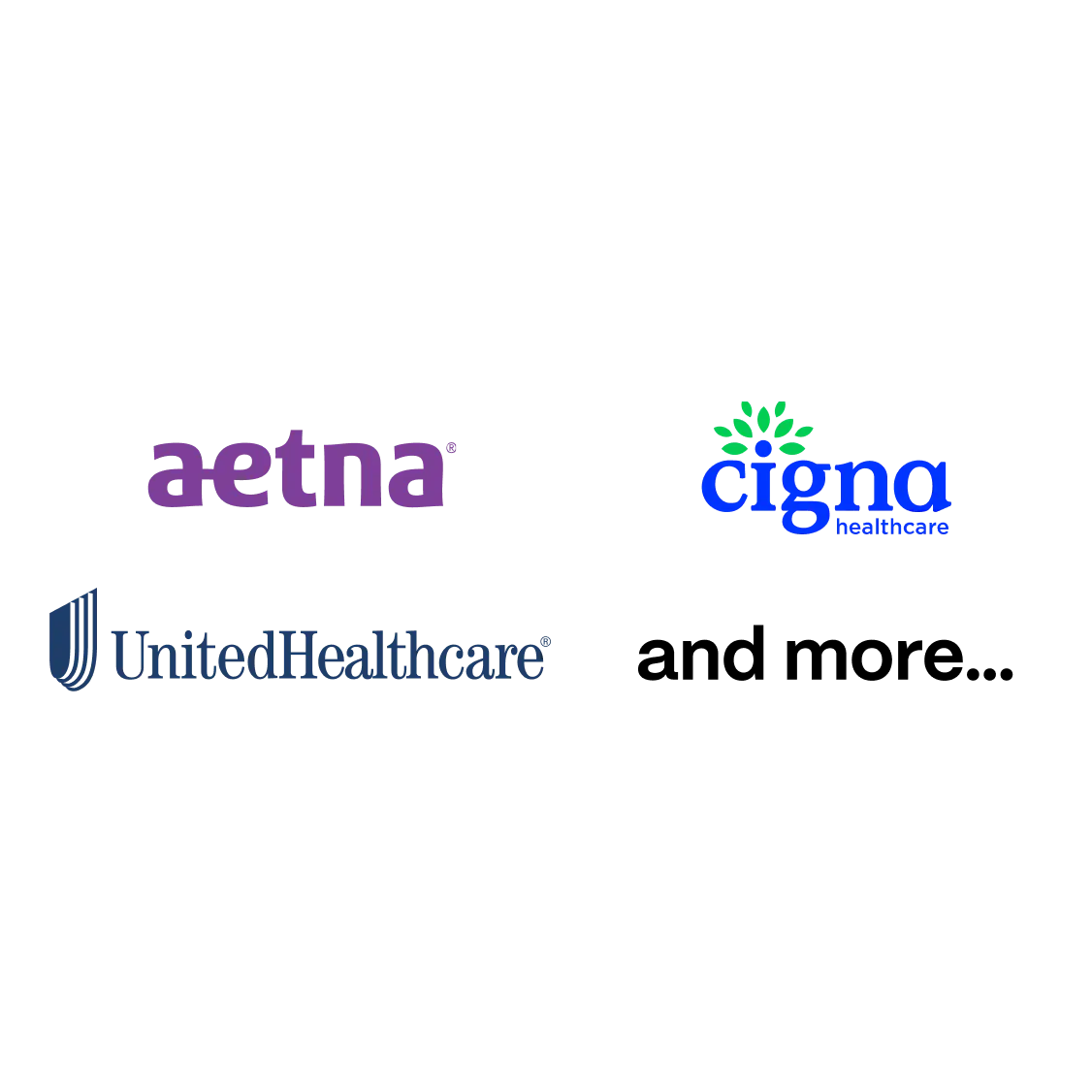 Insurance providers accepted by Midi in Ohio, including Aetna, Cigna, UnitedHealthcare, and more.