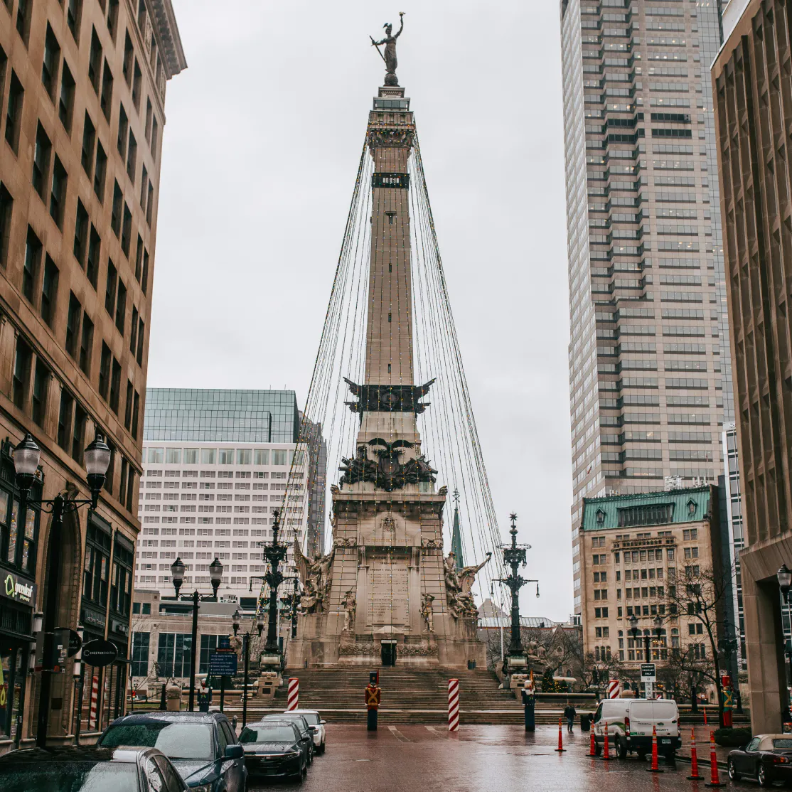 The Soldiers & Sailors Monument in Indianapolis, IN.