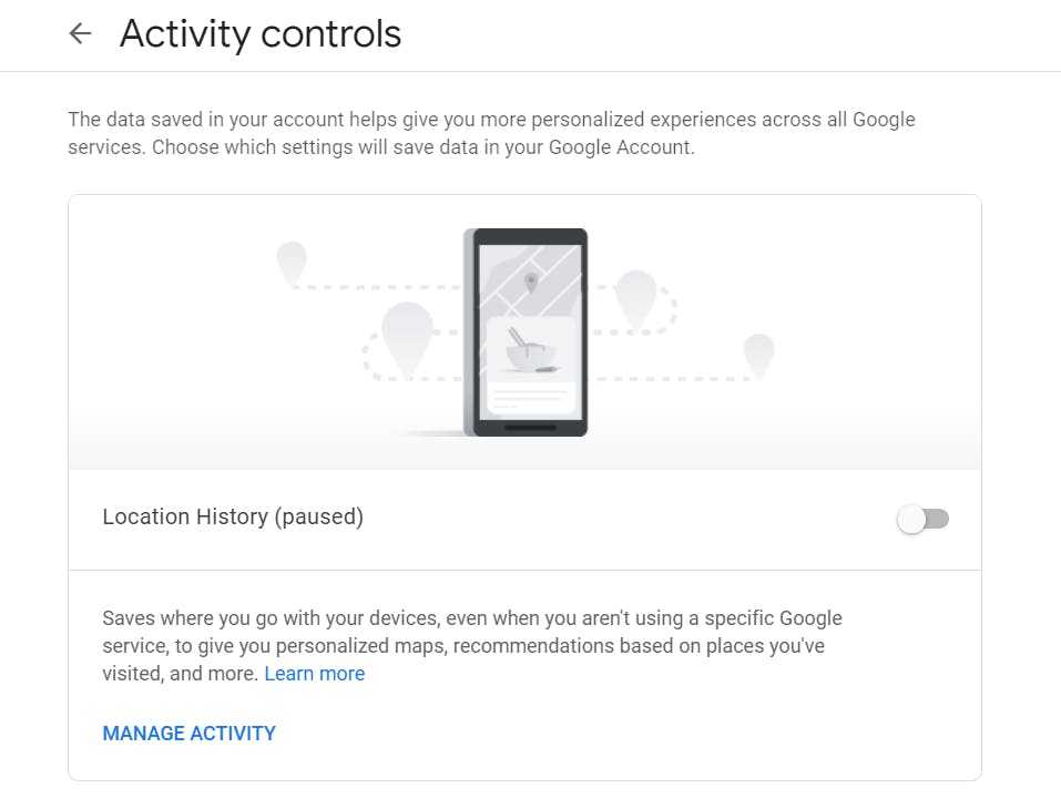 Google Privacy Settings