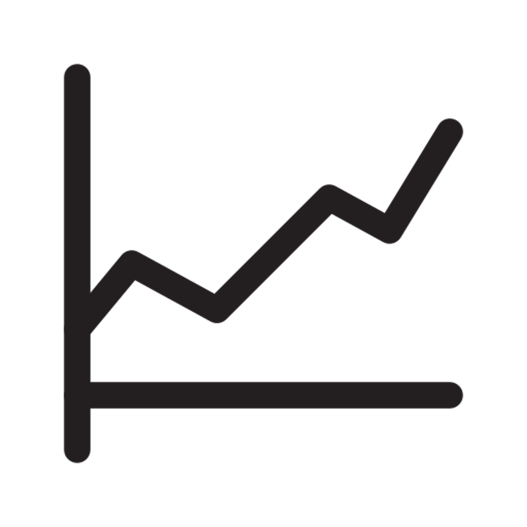 Chart going up