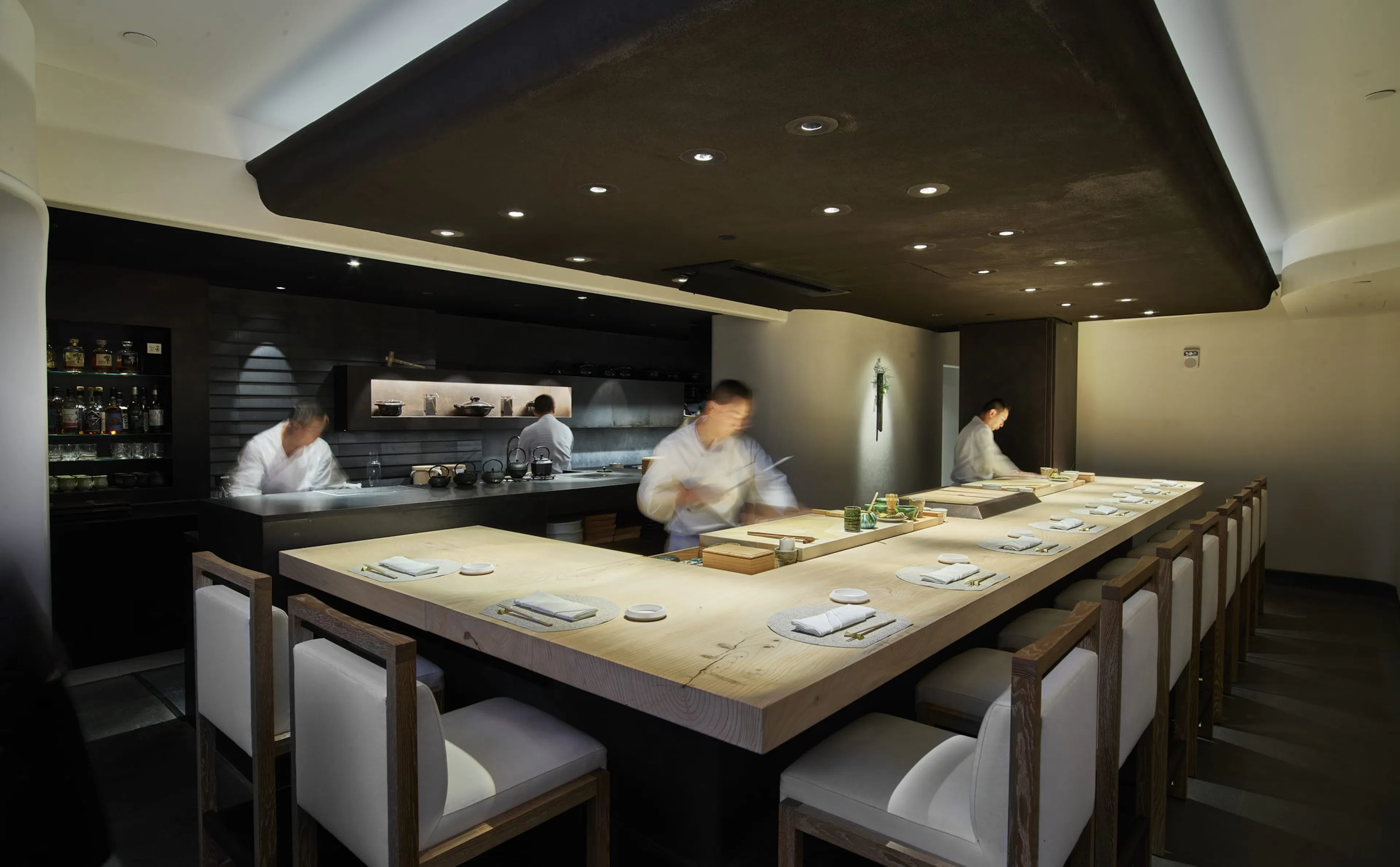 The omakase counter at Jōji